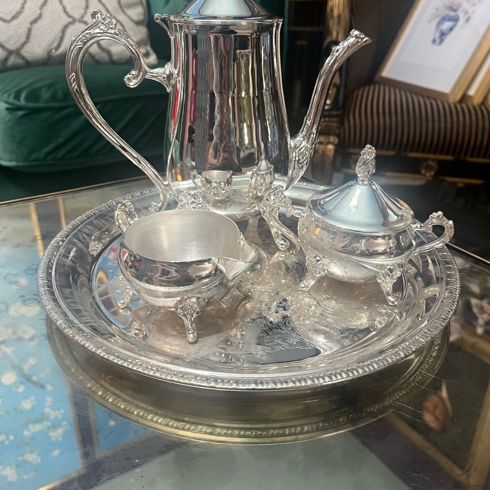 Elegant Silver plated Tea Set